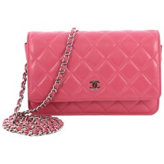  Chanel Wallet on Chain Quilted Lambskin