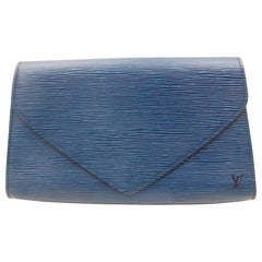 Louis Vuitton Black Epi Leather Honfleur Clutch Bag For Sale at 1stDibs