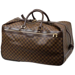 Louis Vuitton Duffle Eole Damier Ebene 50 Rolling Luggage 2way 234985 Travel Bag