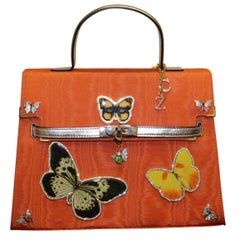 Carlo Zini Milano Butterflies Jewel Bag Unique Piece