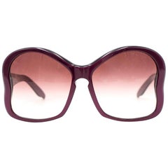 Prada Purple Oversized Sunglasses