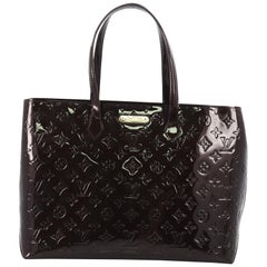 Louis Vuitton Wilshire Handbag Monogram Vernis MM