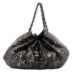 Chanel Rock In Moscow Cabas Quilted Printed Vinyl Large