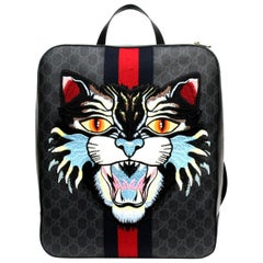 Gucci GG Supreme Canvas Angry Cat Backpack