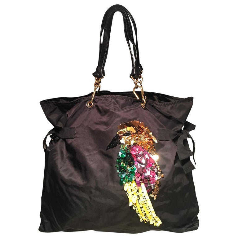 Marc Jacobs black Nylon Beaded Tropical Chappy Bird Tote For Sale at  1stDibs | pink marc jacobs tote bag, marc jacobs bird bag, marc jacobs bird  purse