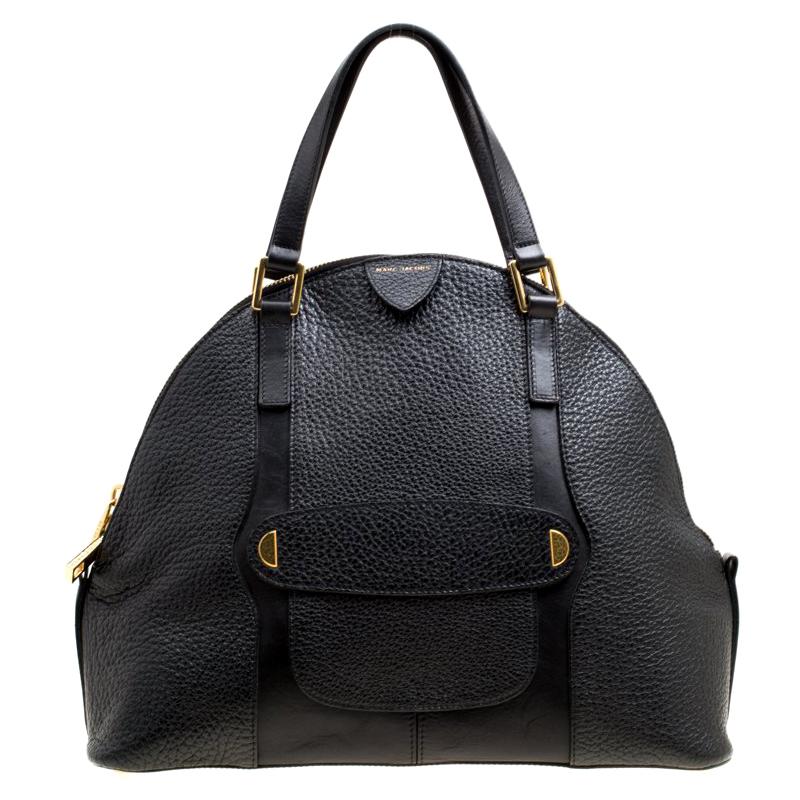 Marc Jacobs Black Leather Bowery Sutton Satchel