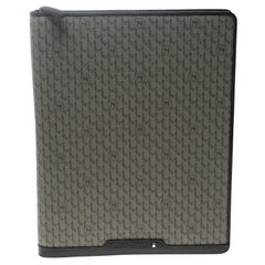 Montblanc Beige Signature Coated Canvas Large Notepad at 1stDibs