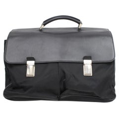 Prada Porte Documents Briefcase Attache 868142 Black Nylon Laptop Bag