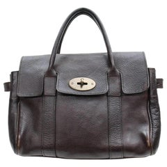 Used Mulberry Bayswater 867963 Brown Leather Satchel