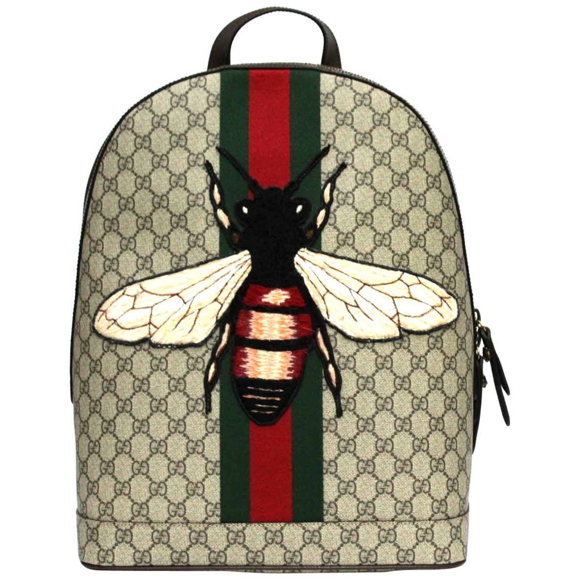 Gucci GG Supreme Animalier Backpack