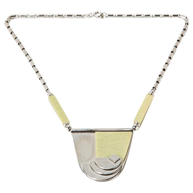 Jakob Bengel, Art Deco necklace with galalith, c. 1930 For Sale at 1stDibs