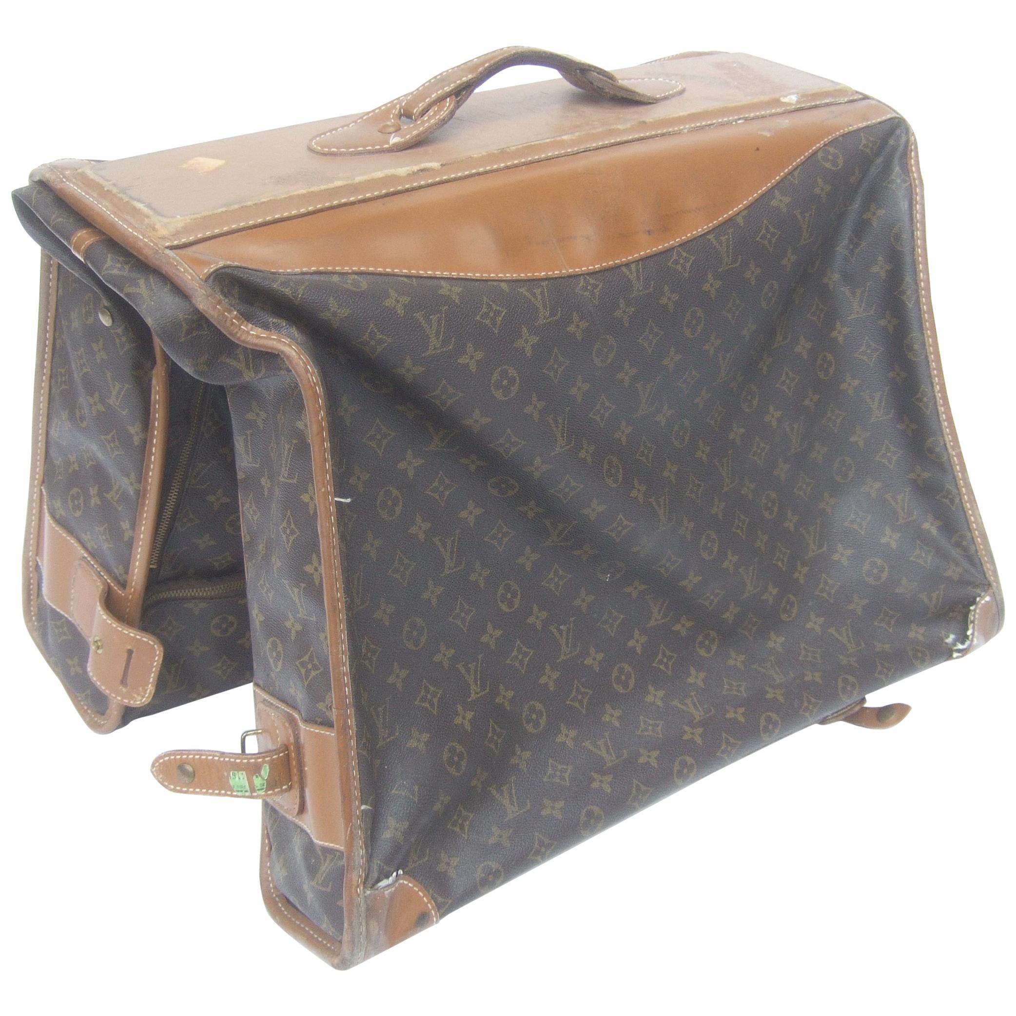 Louis Vuitton Vintage Garment Bag Travel Luggage "AS IS" Circa 1970s