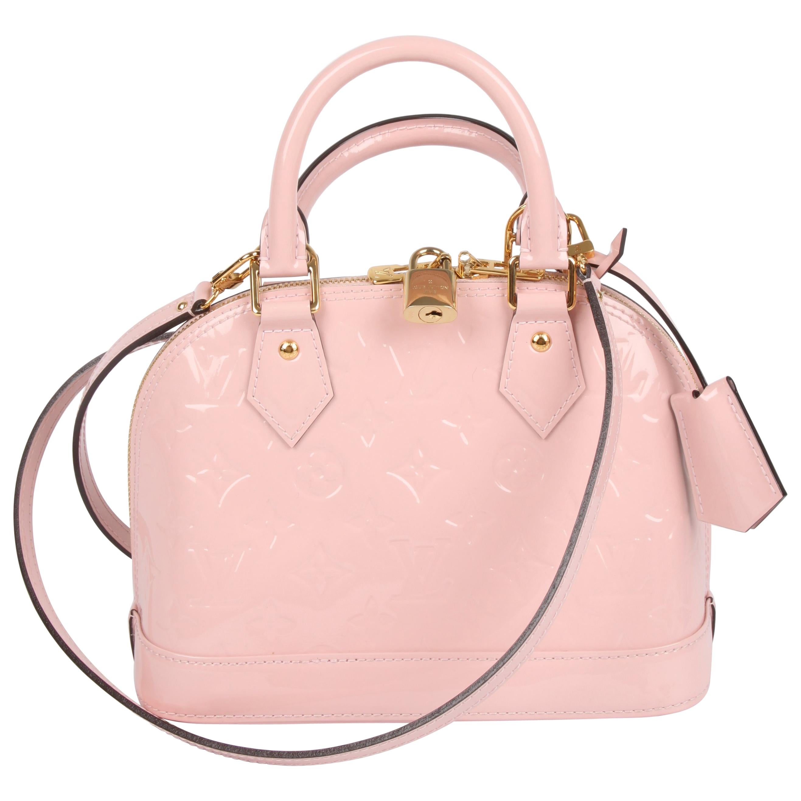 Louis Vuitton Alma BB Shoulder Bag - pink