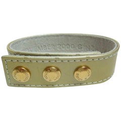 Louis Vuitton Green Ginza 2000 Vernis Monogram Snap 234051 Bracelet