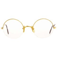 Cartier Mayfair Round Glasses Gold Frame