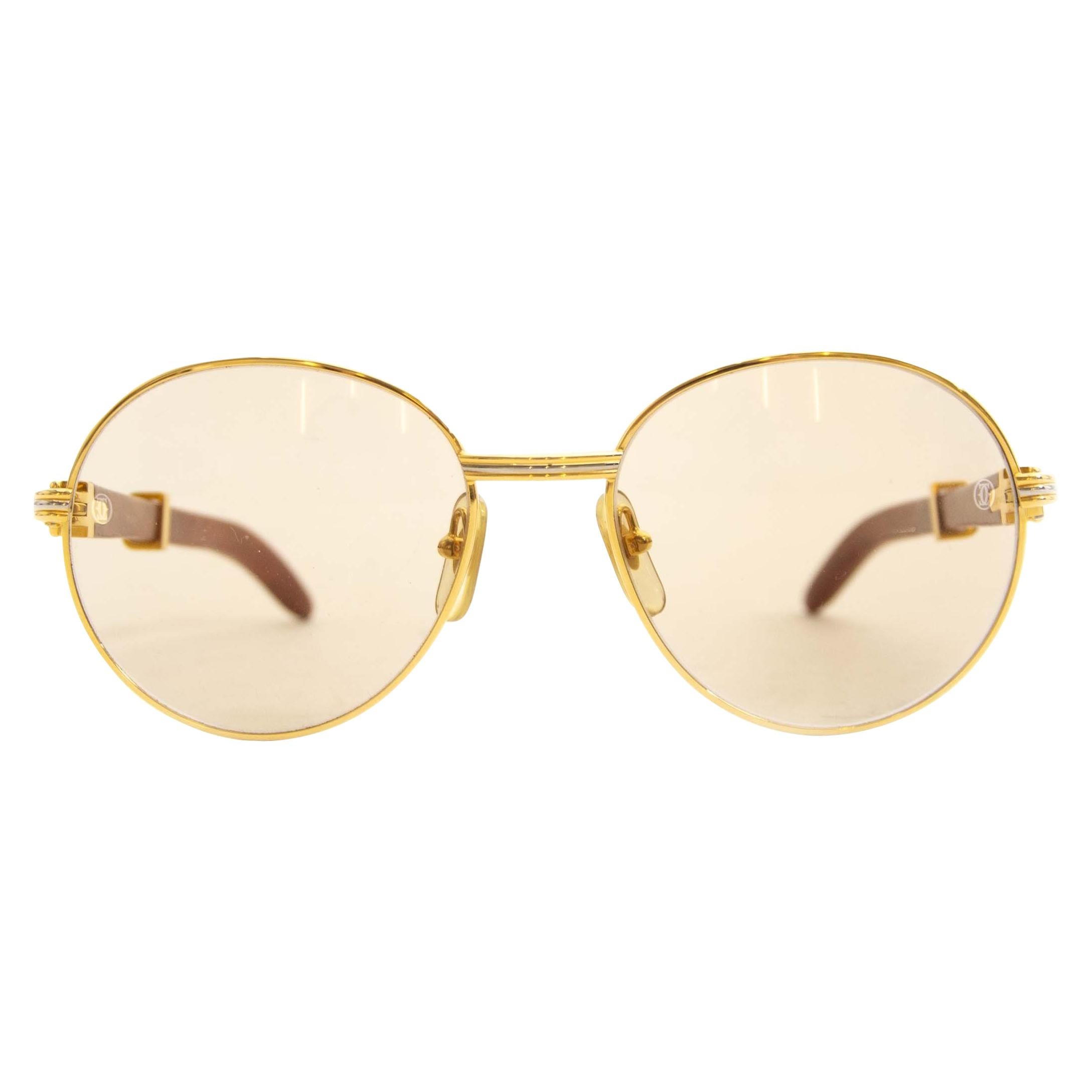 vintage cartier giverny palisander sunglasses