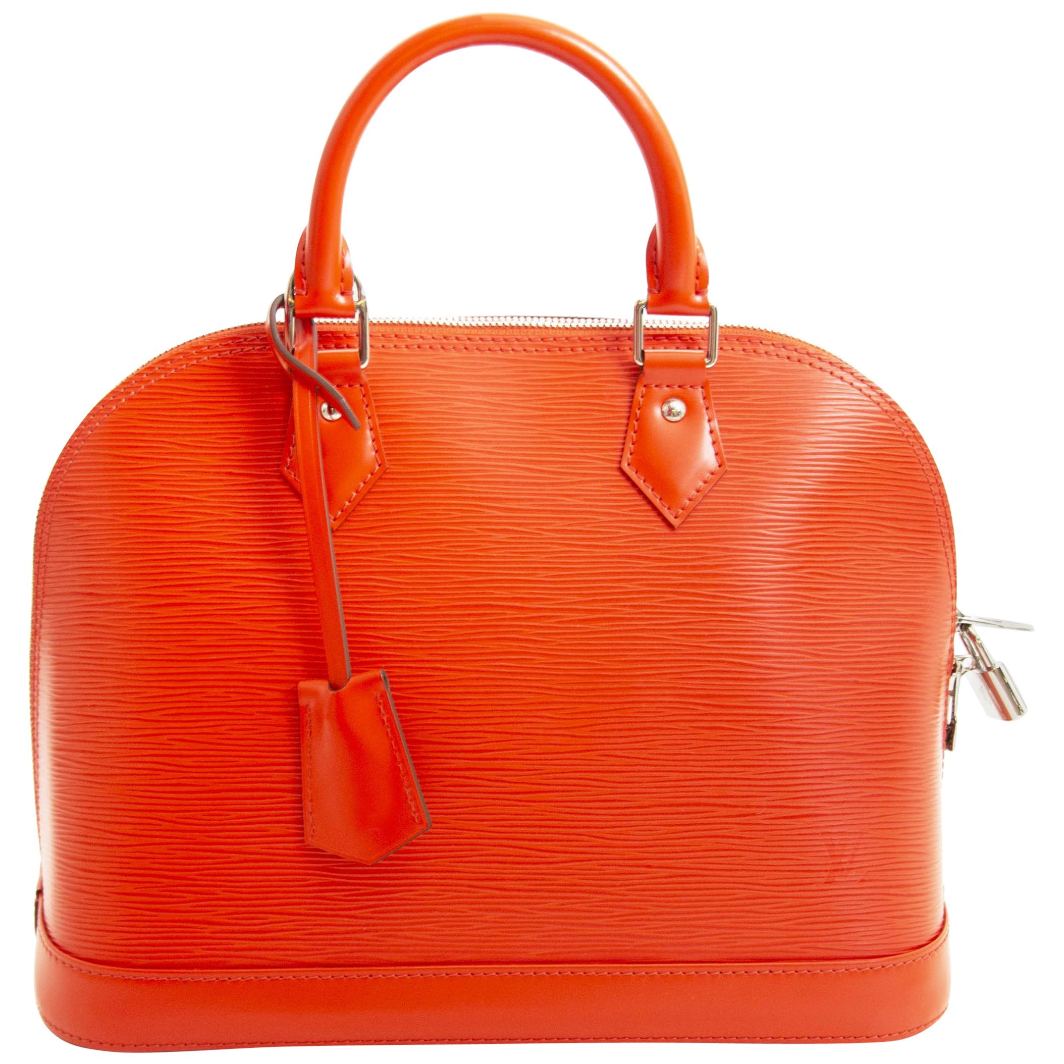 Louis Vuitton Orange Epi Alma PM For Sale at 1stDibs  louis vuitton alma  orange, orange louis vuitton bag, louis vuitton alma pm