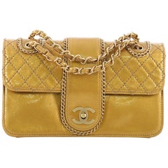 Chanel Madison Flap Bag Quilted Patent Medium