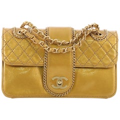 Chanel Madison Flap Bag Quilted Patent Medium