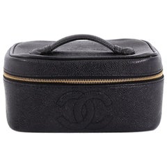 Chanel Vintage Timeless Cosmetic Case Caviar