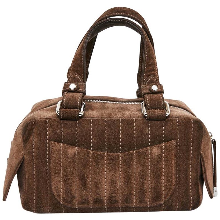 chanel brown purse bag
