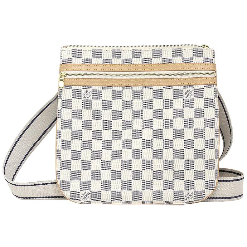 Louis Vuitton Damier Azur Pochette Bosphore Crossbody Bag 858857