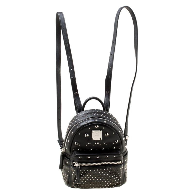 mcm x mini backpack black