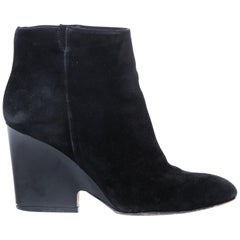 Jimmy Choo Black Suede Ankle Boots - Size 36