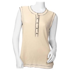 Chanel Beige Top - Size 48