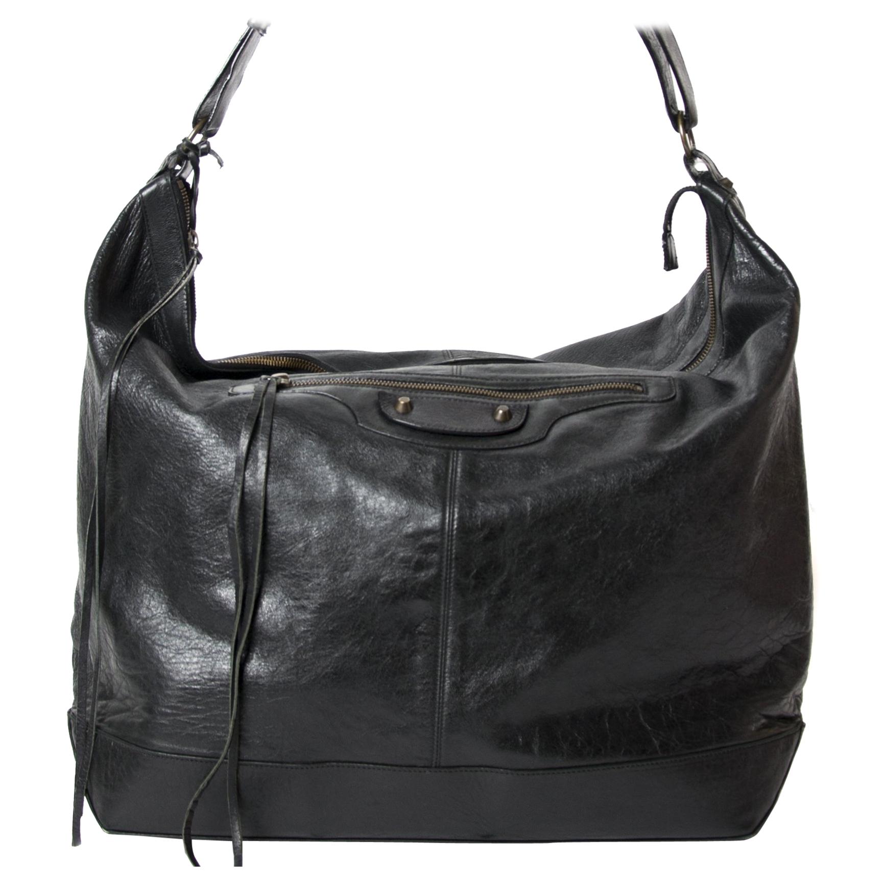 Balenciaga Black Courier Bag 