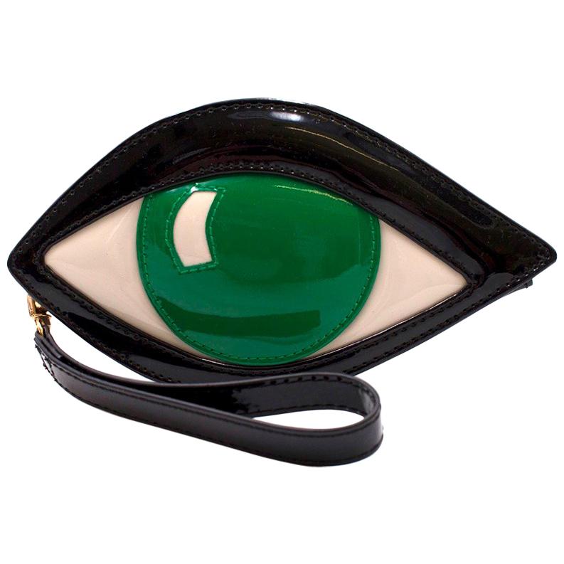 Lulu Guinness Emerald Eye Clutch For Sale