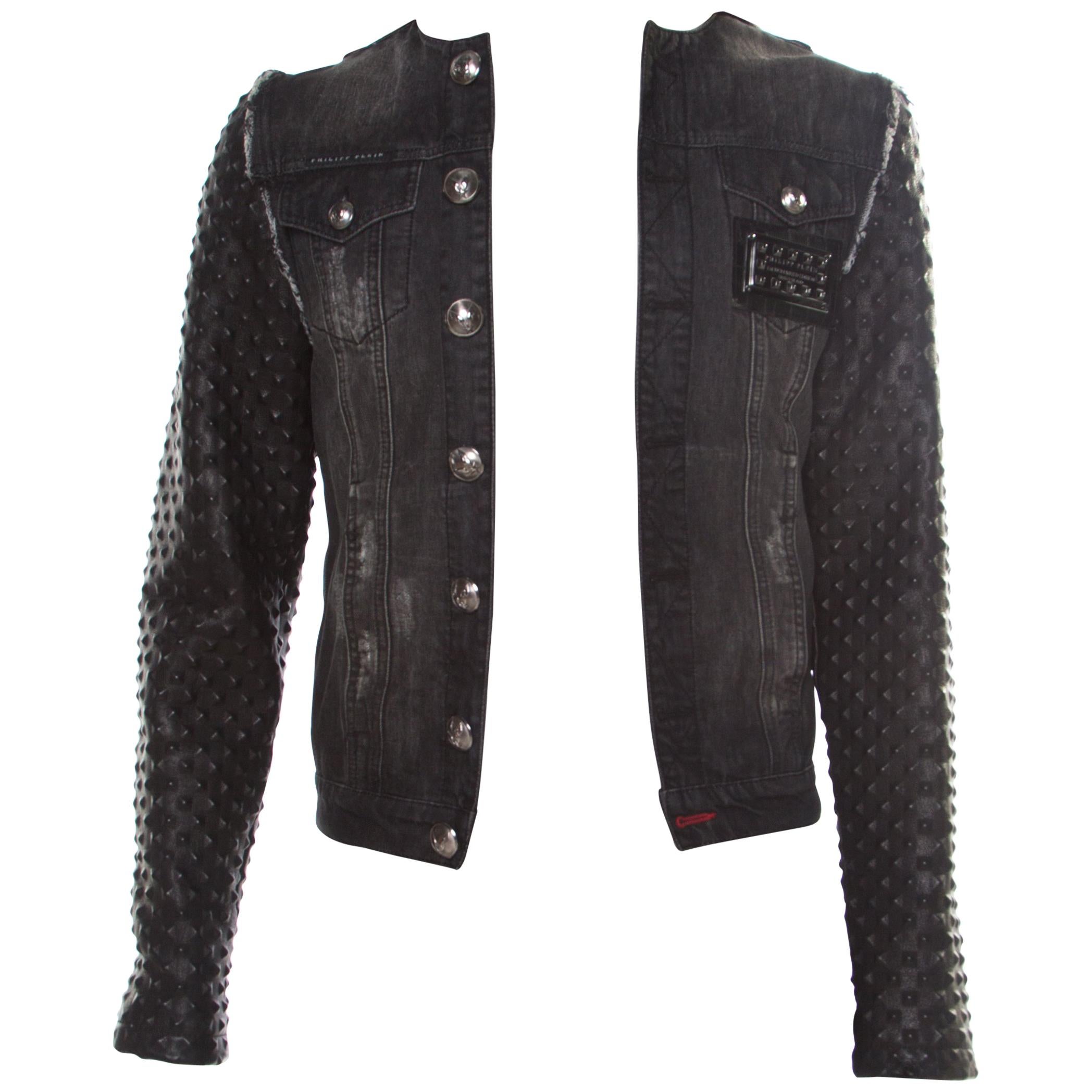 Philipp Plein Leather Jackets - 5 For Sale on 1stDibs