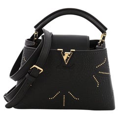Louis Vuitton Capucines Handbag Limited Edition Trunk Lotus Leather BB