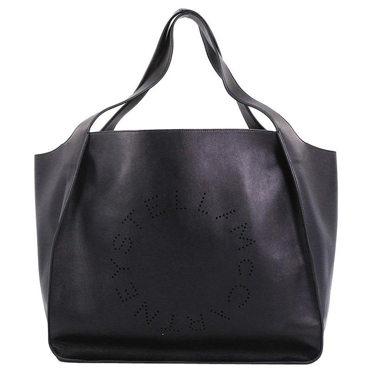 Stella McCartney Alter Tote Perforated Faux Leather XL at 1stDibs