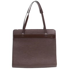 Louis Vuitton Croisette Gm 868646 Brown Leather Shoulder Bag