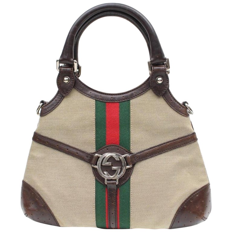Gucci Reins Leather Hobo Shoulder Bag