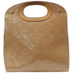 Louis Vuitton Maple Drive Florentine Monogram Vernis 868594 Beige Patent Leather