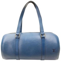 Louis Vuitton Soufflot Epi 867911 Blue Leather Shoulder Bag