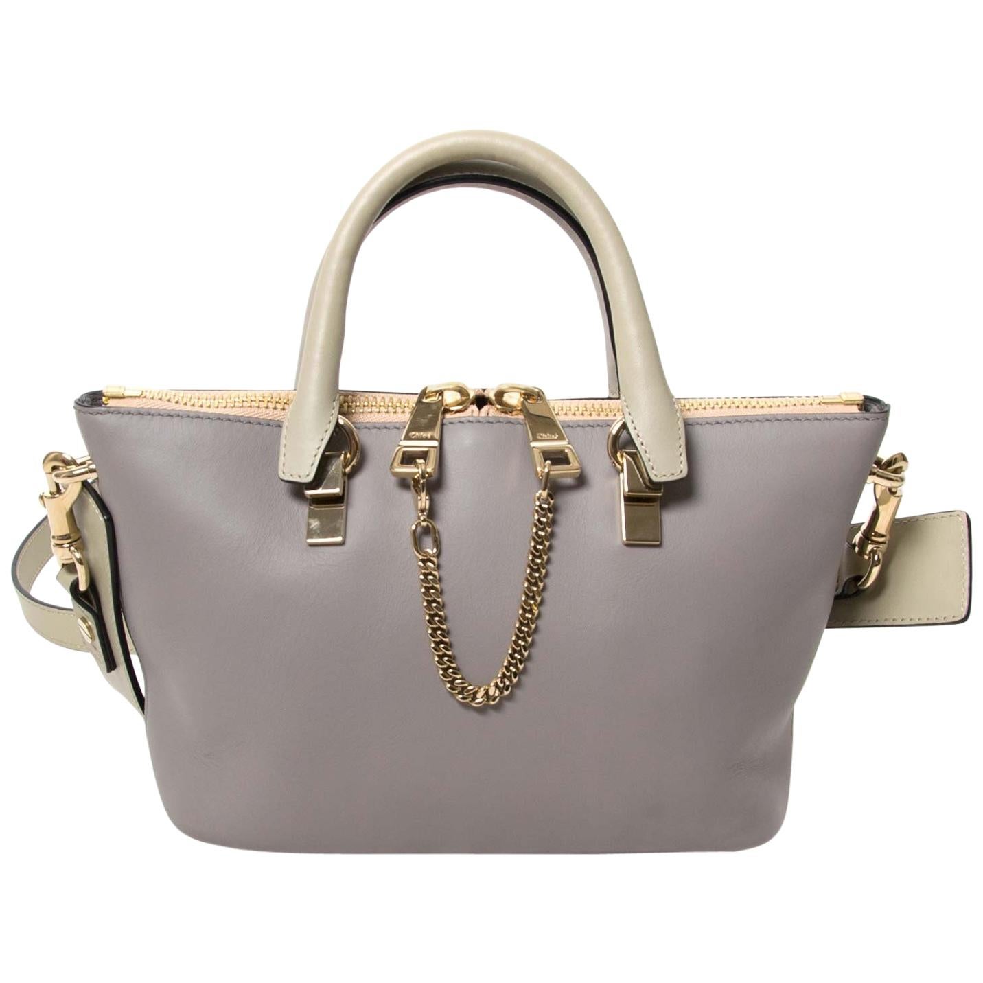 Chloé Mini Grey Baylee Bag