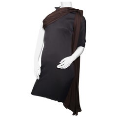 Lanvin Dark Brown Dress - size 38