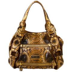 Jimmy Choo Python Brown Bag 