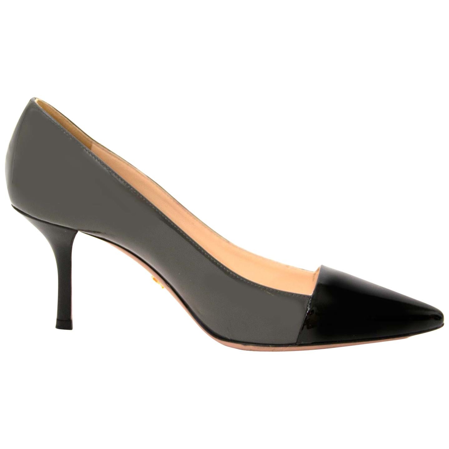 Prada Black Cage Kitten Heels 39 main image 1
