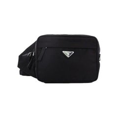 Prada Zip Waist Bag Tessuto Small