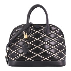 Louis Vuitton Alma Handbag Malletage Leather PM