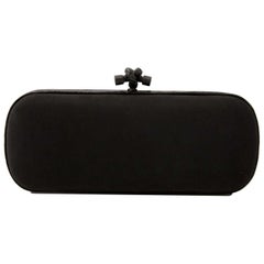Bottega Veneta Crocodile Trimed Box Knot Clutch