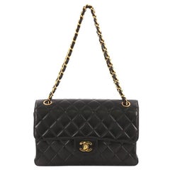 Chanel Vintage Double Sided Flap Bag Quilted Lambskin Small