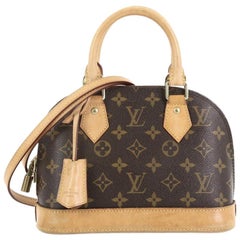 Used Louis Vuitton Alma Handbag Monogram Canvas BB