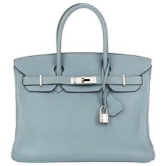 2009 Hermès Ciel Togo Birkin 30cm