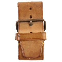 Louis Vuitton Brown Vachetta Leather Poignet Clasp 89lva1014