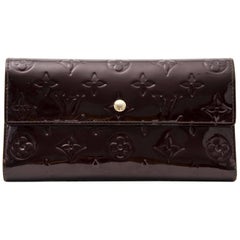 Louis Vuitton Amarante Patent Sarah Wallet 